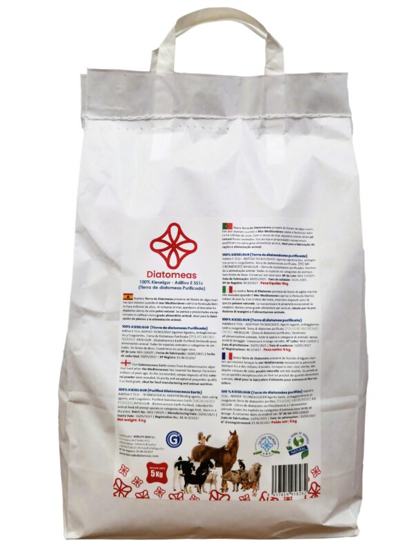 Saco de tierra de diatomeas micronizada 5kg
